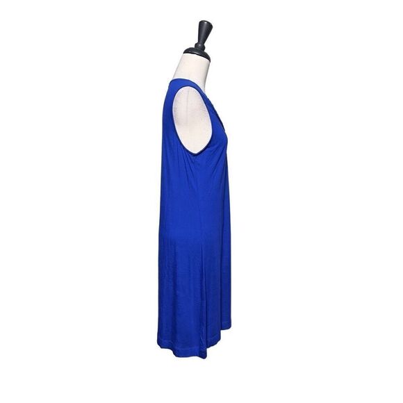 Soma NWT Saphire Blue Knit Tank Dress Size Large - Picture 3 of 5